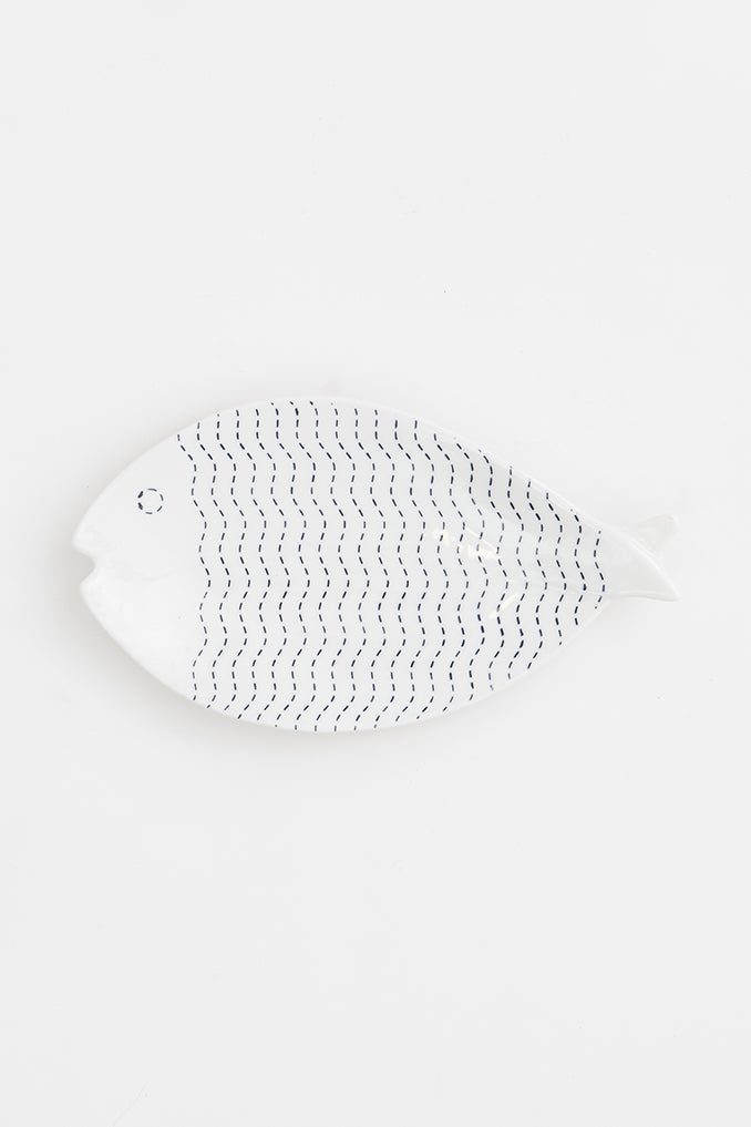 Bandeja porcelana pequeño con forma de pez