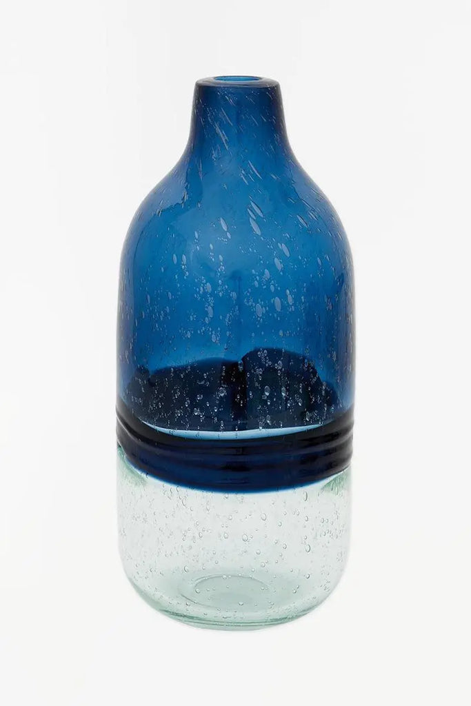 Botella alta de vidrio degradado - D7216 Batela