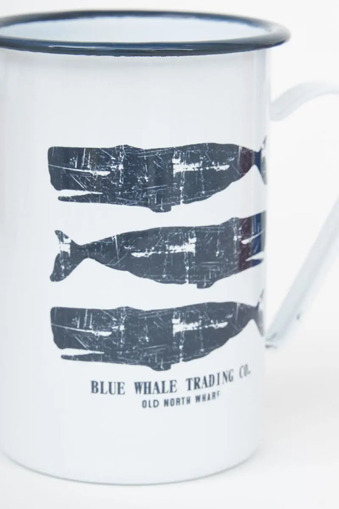 Taza alta de metal ballenas Batela
