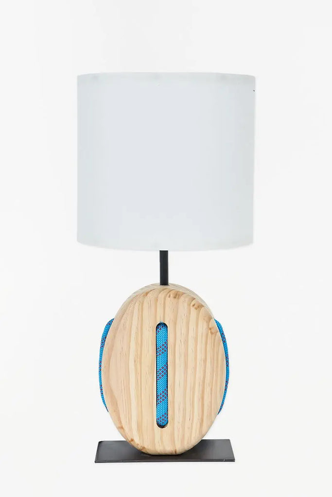 Lámpara de madera y cuerda - D2197B Decoración Náutica Batela