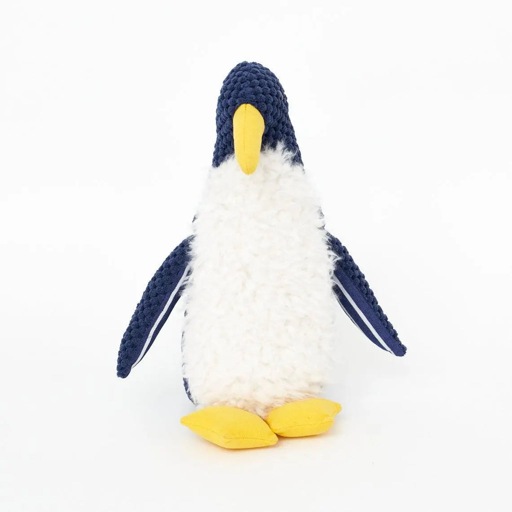 Peluche de Pingüino blanco, azul y amarillo 29 cm - D2278 Decoración Náutica Batela