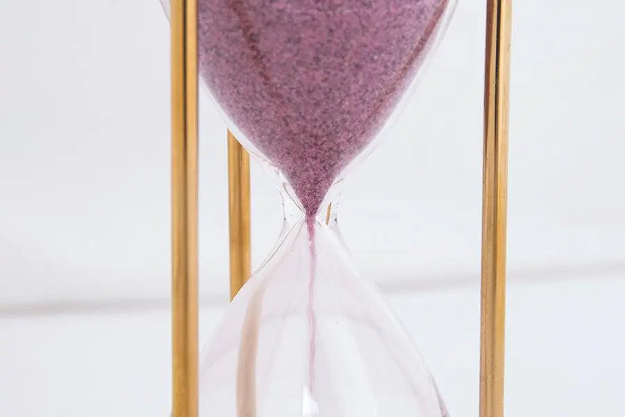 Reloj de arena latón y cristal - D670 Decoración Náutica Batela