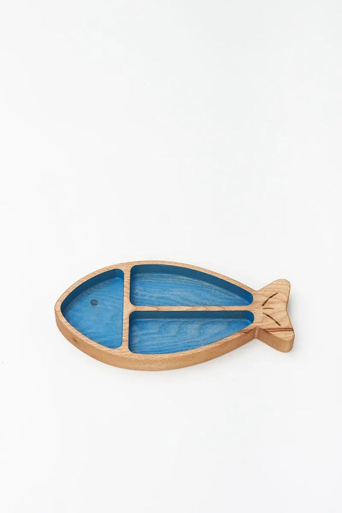Bandeja de madera pez Batela