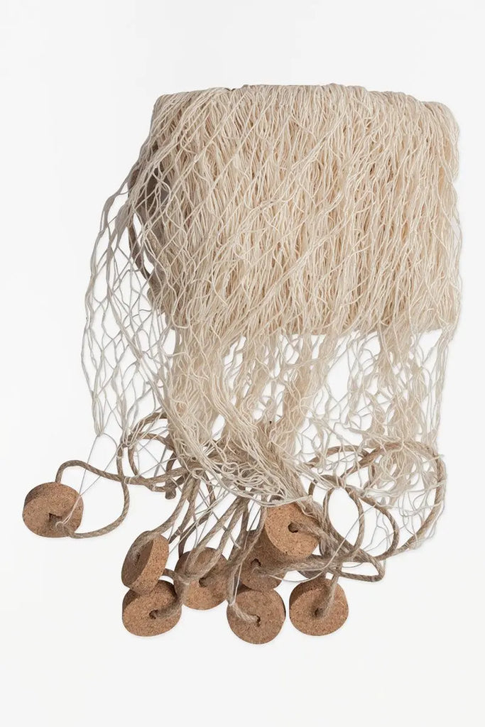 Fishing net with corks
