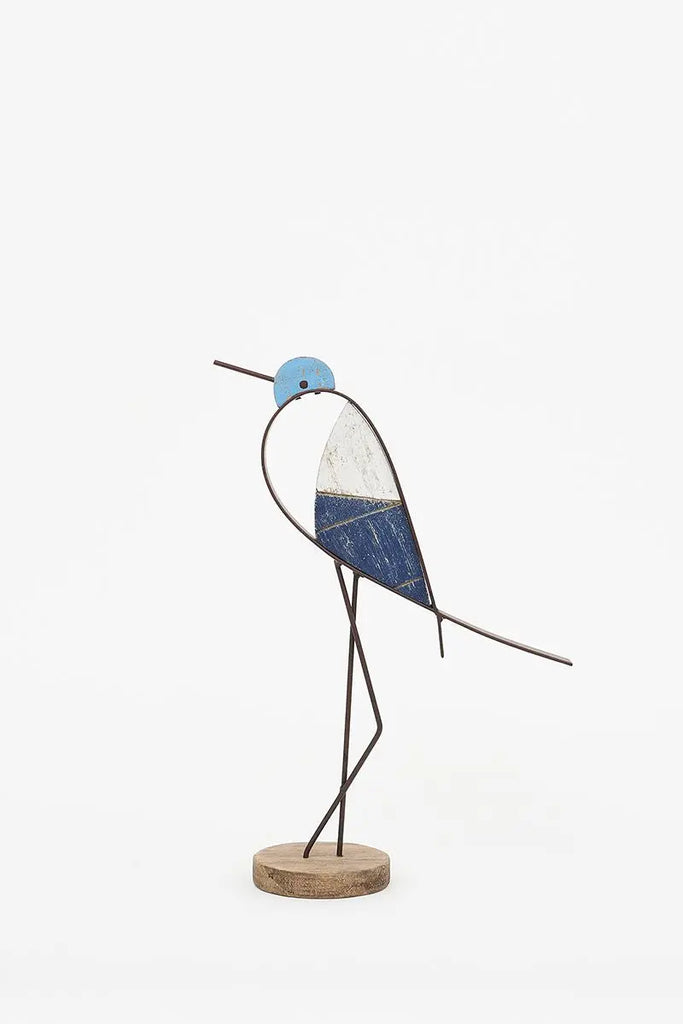 Pájaro de madera y metal Batela