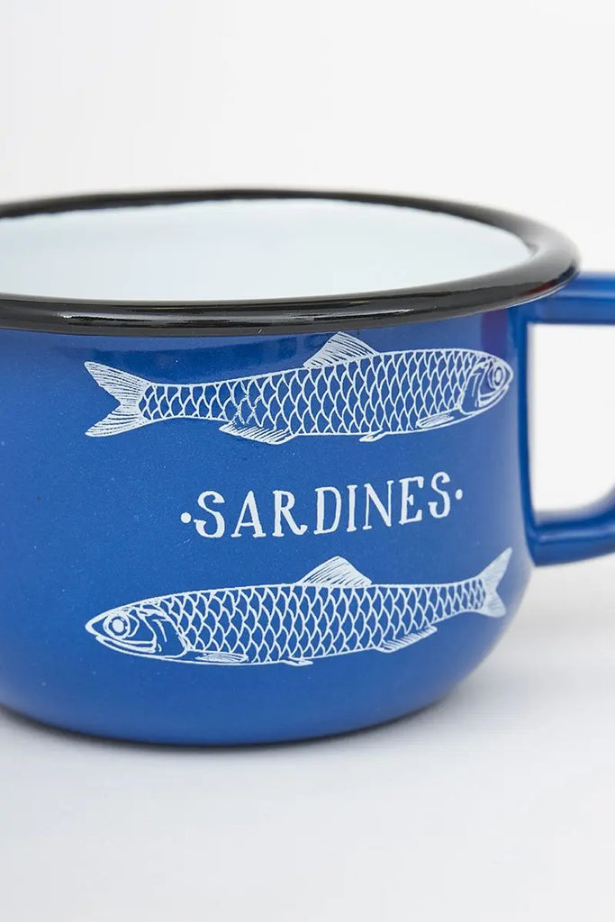 Taza de metal 'Sardines' ancha Batela