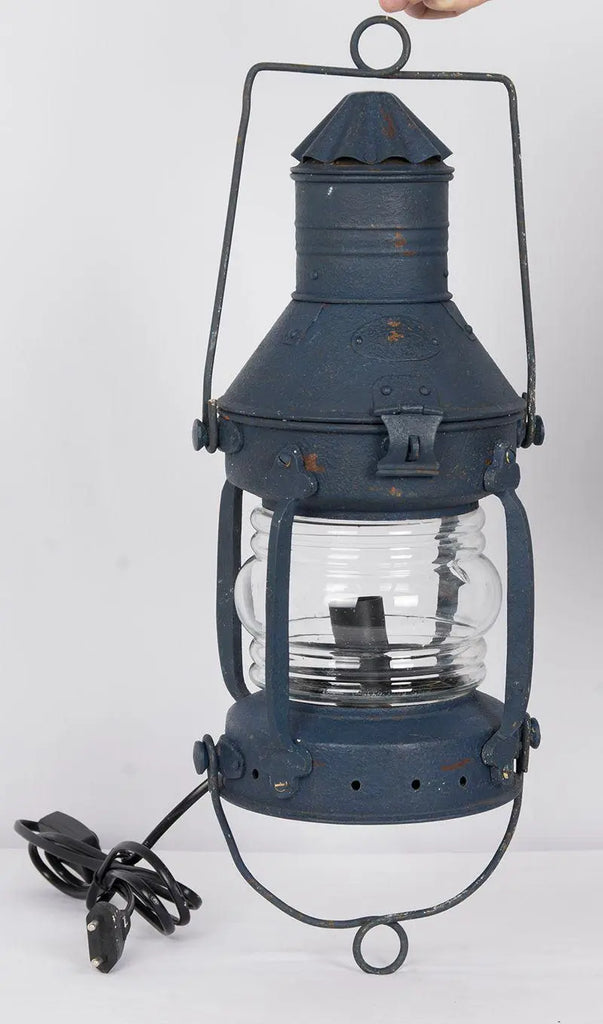 Lámpara farol azul grande - D858A Batela