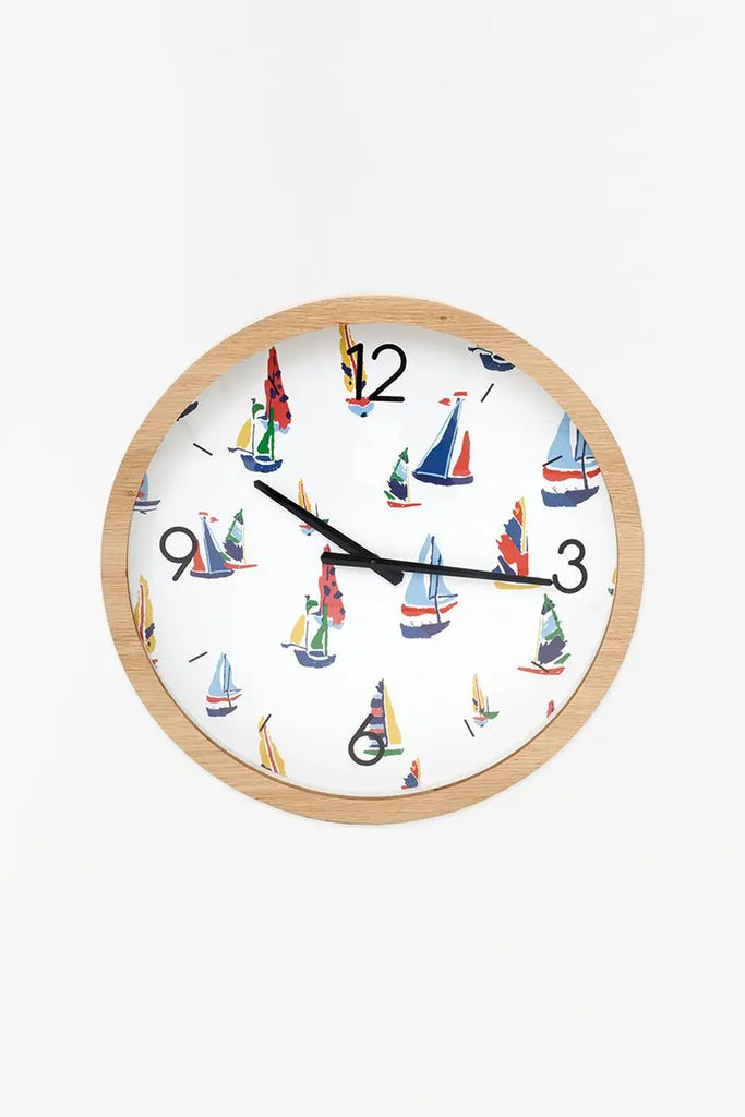 Reloj de madera "veleros" - D7397 Batela